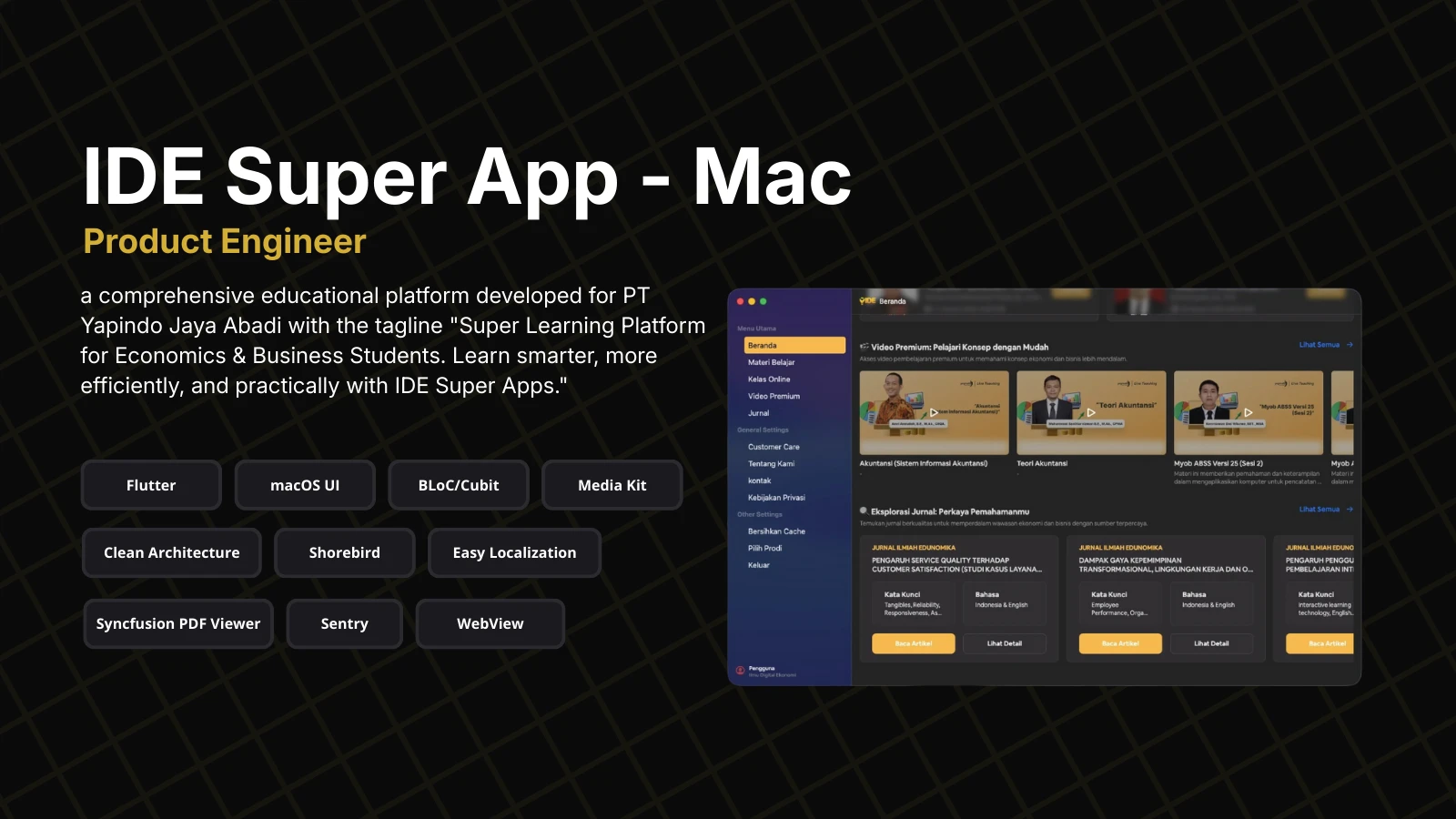 IDE Super App - macOS
